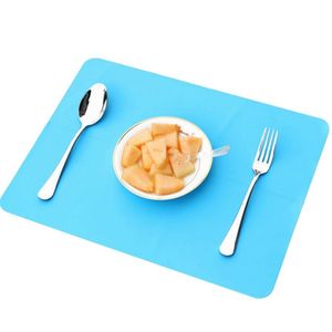 40x30cm Tapetes de silicone de grau de alimentos tapetes à prova d 'água esteira nonstick placemat pad de isolamento térmico Bakeware crianças crianças tabela placemats DH9586