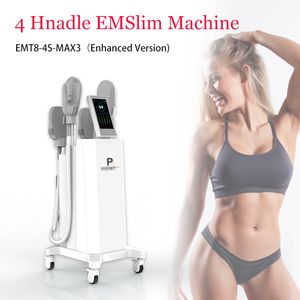 Вертикальные 4 ручки Hiemt emslim neo machine ems ems muscle Стимулятор Стимулятор Стимулятор Освобождение Тело, контур, устройство сжигания жира Тесла