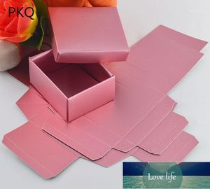 20PCS / LOT Scatola di cartone regalo color oro rosa con coperchio, piccole caramelle nuziali / cioccolatini Scatole per imballaggio Jewel Box1 Prezzo di fabbrica design esperto Qualità Ultimo stile