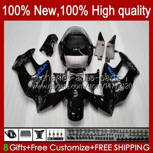 Ciało dla Honda Vtr1000F Superhawk VTR 1000 VTR-1000F 1997 1998 1999 2000 2001 2002 2003 2004 2005 Black Blue New 51NO.132 VTR1000 F 1000F 97 98 99 00 01 02 03 05 OEM Fairing