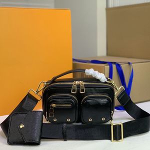 UTILITY Сумка через плечо Luxurys Дизайнерские сумки Сумки из воловьей кожи 2021 M80446