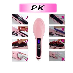 Beautiful Star NASV Hair Straightener Straight Hair Styling Tool Straightening comb Digital Temperature Controller by dhl