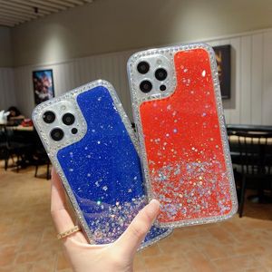 Casos de diamante Brilhante cobertura Glitter Star Epoxy Acrílico Duro para iphone13 Promax 12 11 x R XSmax 8Plus 8 7 Samsunga12 A32 4G A52 A72 A02S A03S A22 M32 A02 UE Xiaomi