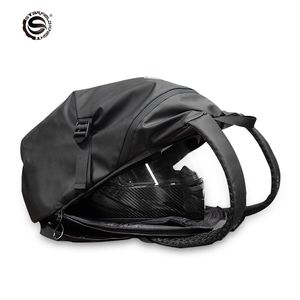 Black Cool Universal Waterproof Motorcykel Ridning av ryggsäck Fashion Motorcykel racingväska/längdmotorcykel Tillbehörsväska