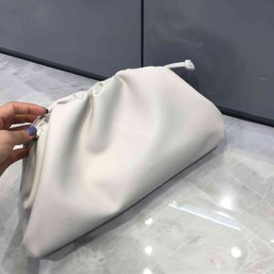 Cloud Bag Women's Fold Clip Pure Korean 2021 Single Shoulder Bag Menger