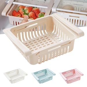 Storage Bottles & Jars Fridge Organizer Layer Rack Refrigerator Partition Sliding Drawer Food Holder XH8Z