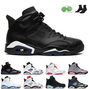 jumpman 6 Black Cat Men Scarpe da basket 6s University Blue Carmine Tinker British Khaki sneakers sportive da uomo all'aperto