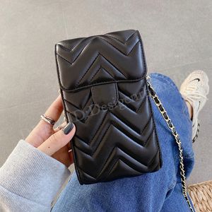 Designer Handy Brieftasche Handtasche Hüllen Beutel Mode Platz mit Kette für iPhone Pro Max XS XR XSMAX Plus High End Luxurys Designer Mobiltelefonkoffer
