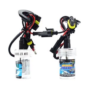 2 pz 55 W 6000 K HID D2S H1 H3 H4 H7 H8 H11 9005 Lampadina di ricambio Lampade Kit di conversione della luce Testa dell'auto Lampada fendinebbia DC 12 V