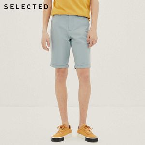 SELECTED Mehrfarbige, gerade, lässige Fünf-Punkt-Shorts aus Baumwollmischung S|4202SH503 X0628