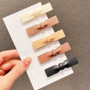 Women Elegant French Vintage Bow Hairpins Sweet Side Hair Clips Barrettes Hairgrips Hair Decorate Fashion Hair Accessories