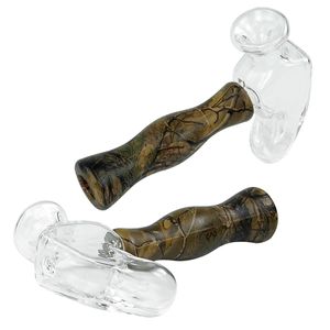 Cachimbos UFO Cachimbo manual de vidro Bubbler Dab Rig Tobacco para personalizar link