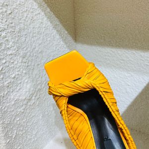 2021 Mode Luxe Dames Hoge hak Sandalen Hand-Geweven Roze Leuke Casual Slippers Zomer Dames Romeinse schoenen-met Doos