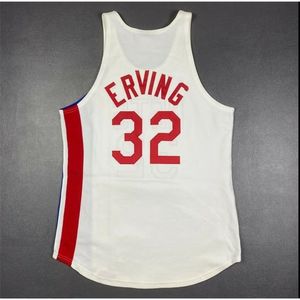 sjzl seltenes Basketballtrikot Männer Jugend Frauen Vintage Julius Erving Dr. J Mitchell Ness 75 76 High School Lincoln Größe S-5XL benutzerdefinierter beliebiger Name oder Nummer