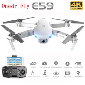 E59 Mini Drone 4K HD-kamera Professionell Aerial Photography Helikopter 360 Degree WiFi Real Time Transmission Quadcopter
