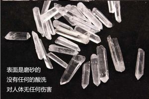 Pouch Wholesale 100G Arts and Crafts Bulk Small Points Clear Quartz Crystal Mineral Healing Reiki Good Lucky Energy Mineral Wand Mf58N Hrapp