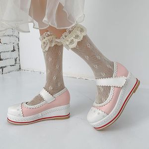 Chaussures habillées 2021 Sweet confort plate-playon heels mary janes femmes pompes 13 types de couleurs plus taille 48