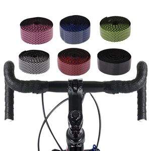 Manubrio bici Componenti 1 paio per nastro manubrio MTB Bicicletta da strada Gel di silice antiscivolo EVA Assorbimento Manubrio Ciclismo Wrap End