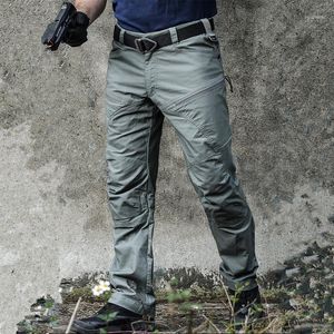 Tactical Cargo Pants Men Special Force Army Combat SWAT Waterproof Large Multi Pockets Cotton Long Trousers S-2XL1