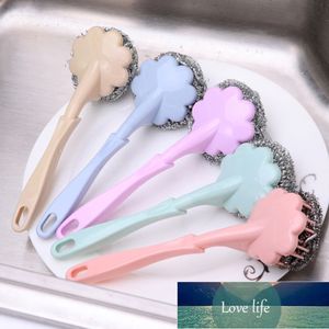 Cleaning Wire Ball Brush Scrubbing Steel Wire Ball Brush Pot Pan Kitchen Cookware Cleaning Tool Cleaning Brush Color Random