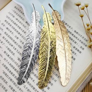 Decoração de festa 1 pcs penas bookmark presentes de casamento suprimentos escolares marcadores de metal estilo chinês estilo chinês marcador bom