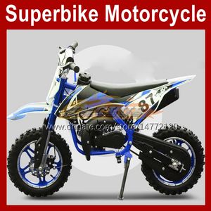 ホット49cc/50ccミニオートバイダートピットモーターバイクスモールバギー2ストロークマウンテンガソリンスクーターATVオフロードスーパーバイクチャイルドバースデーギフトレーシングボーイガールモトバイク