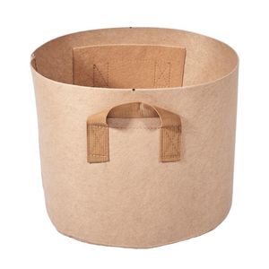 Fioriere Vasi 1-300 Galloni Grandi Piante Fiori Coltiva Borse Vaso In Tessuto Non Tessuto Con Manici A Cinghia Borsa Per Coltivazione Di Verdure Di Patate Marrone Giardino Domestico