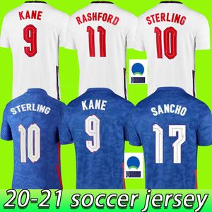 20 21 England soccer jersey KANE STERLING RASHFORD SANCHO HENDERSON BARKLEY MAGUIRE 2021 2022 Fans version national football men shirts sets uniforms