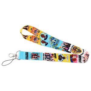 10pcs/lot J1591 TV Series character keychains Accessory Mobile Phone USB Badge Holder Keys Straps Tags Neck Camera Rope lanyard