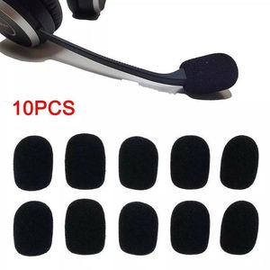 Microphones Black Mic Protector Replacement Headset Foam Covers Windscreen Windshield Sponge Microphone Cover For Meeting