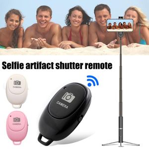 Kamera Deklanşörü Uzaktan Kumanda Android IOS Akıllı Telefonlar için Bluetooth Kablosuz Selfie Düğme Selfie Artefakt Kontrol