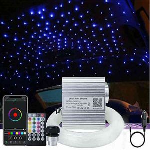 starry sky roof 150/200/300pcs Car LED Interior Starry Sky Ceiling Auto Lamp Roof Star Fiber Optic Light Twinkle APP Music Control