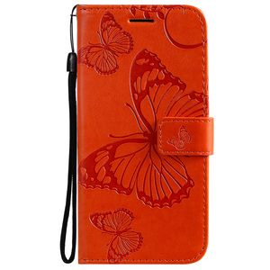 Wholesale oneplus nord n100 cases for sale - Group buy 3D Butterfly Leather Wallet Cases For Huawei P50 One Plus Nord N10 G N100 Pro CE N200 Sony Xperia II III L4 Imprint Credit ID Card Slot Holder Flip Covers Strap