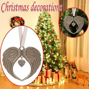 Wholesale christmas party sign resale online - Christmas Decorations PC Party Family Holiday Hanging Sign Commemorative Decoration Tree Ornaments Home Accessories