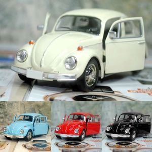 2020 più nuovo arrivo Retro Vintage Beetle Diecast tirare indietro modello di auto giocattolo per bambini regalo Decor carino figurine miniature C0220
