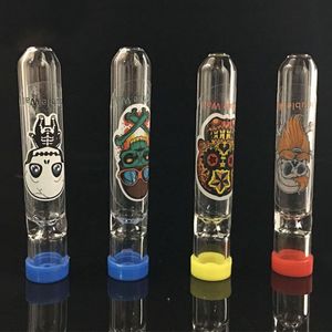 COLROFUL GLAS ONE Hfter Bat Zigarettenhalter Glasfilter Tipp für Tabak-Trockenkräuter-Handölbrenner-Rohr 7cm Länght Großhandel