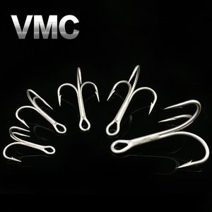 Fishing Hooks VMC Treble Hook French Strengthen Anchor Sharp For Spoon Artificial Lures 2# 4# 6# 8# 10#