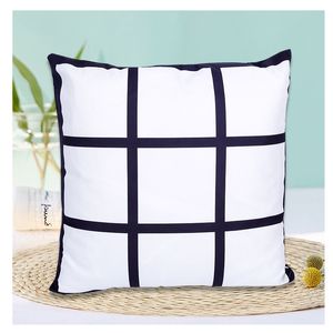 Creative Sublimation Gitter Pillow Case Hotel Bedroom Cushion Cover House Supplies Festival Presenter för familj