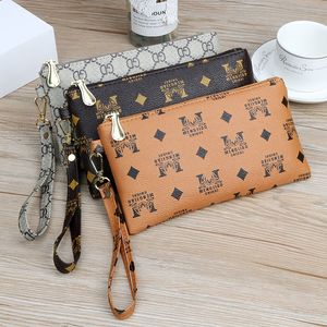 Bolsa feminina de alta qualidade, bolsa de jantar personalidade fashion, mudança longa, armazenamento multifuncional, telefone celular, grande capacidade, embreagem