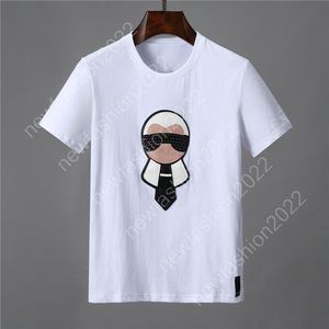 2022 Verão Mens Designer T Camiseta Casual Homem Das Mulheres T-shirt de Letras Imprimir Mangas Curtas Venda Top Luxo Homens Hip Hop Roupas Pingente Bordado T-shirt