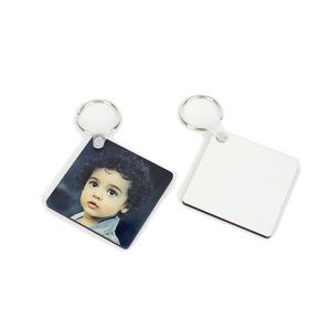 (1000 pieces) MDF blank Sublimation heat transfer print Keychain Printer supplies