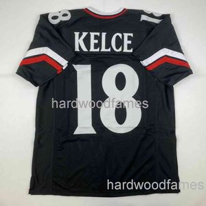 CUSTOM TRAVIS KELCE Cincinnati Black College Maglia da calcio cucita AGGIUNGI QUALSIASI NUMERO DI NOME