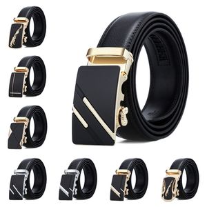 Decorative belt leisure men's automatic belt buckle Business soft cow leather pants