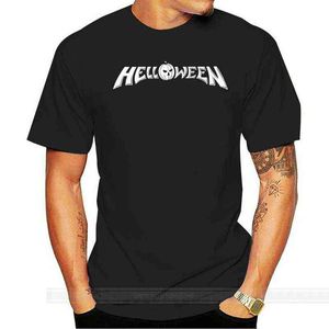 Anpassad T-shirt Helloween Group Music-Visa original Titel Mens T-shirts Sommar Hipster Fashion T-shirt Män Bomull Märke Teeshirt G1217