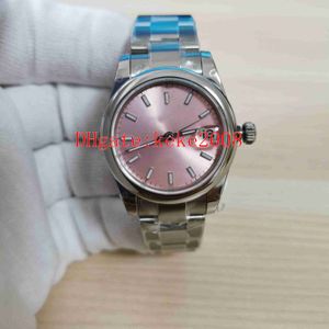 BP Mode Wtach Armbanduhren 278240 31mm rosa Zifferblatt Edelstahl Sapphire Glas Mechanische Automatische Damen Damen Uhren