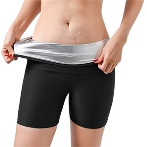 Pantaloni da sauna da donna Leggings termici per il sudore Dimagranti Body Shaper Controllo della pancia Fitness Allenamento Mutandine Vita Trainer Pantaloncini dimagranti 220307