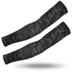 Sommar cykling arm ärm fukt wicking kompression gym fitness sport armar ärm basket digitala camo baseball flamma skalle solskyddsmedel handtäck