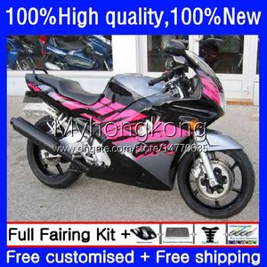 Carroçaria para Honda CBR 600F2 600 F2 FS CC 600cc 600FS 91 92 93 94 Body 34no.59 CBR600 F2 CBR600FS 1991 1992 1993 1994 Pink Black CBR600CC CBR600F2 91-94 Fairing OEM