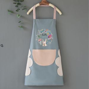 Hand-wiping apron waterproof and oil-proof fabric kitchen aprons kitchens clothing cooking waist clothes home daily products BBE13224