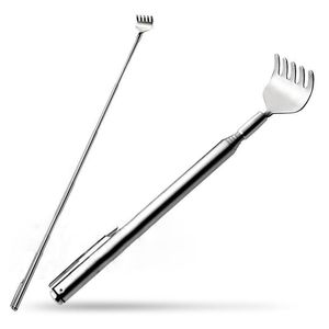 Wholesale steel back scratcher for sale - Group buy Metal Back Scratcher Extendable Portable Stainless Steel Hand Massage Tool with Telescoping Handle